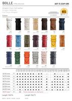 Morellato Bolle Croco Horlogeband Zwart 20 mm - thumbnail