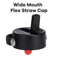 Hydro Flask Wide Flex Straw Cap Onderdeel Black - thumbnail