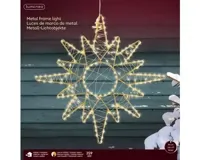 Lumineo led frame 39cm-355l goud/warm wit - thumbnail