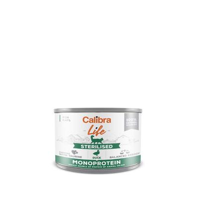 CALIBRA Cat Life Sterilised Duck - nat kattenvoer - 200g