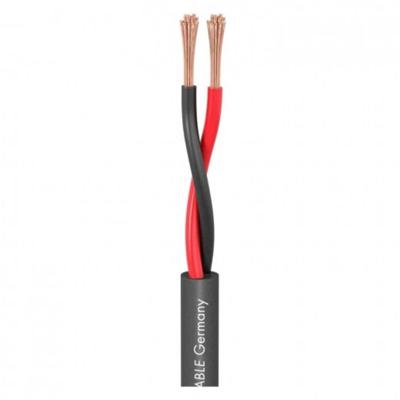 Sommer Cable 415-0051FC Luidsprekerkabel 2 x 1.5 mm² Zwart per meter