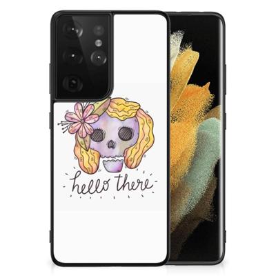 Telefoonhoesje Samsung Galaxy S21 Ultra Boho Skull Telefoonhoesje Samsung Galaxy S21 Ultra Boho Skull