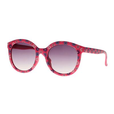 Spectrum zonnebril roze bloem smoke glas kids meisje