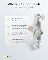 Intellinet Kabel Intellinet gereedschapsloze RJ45-stekker modulaire RJ45-stekker geen krimpgereedschap nodig 790482 Kleurcodering, Knikbeschermingsmof, - thumbnail