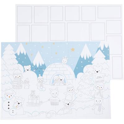 Creativ Company Kerstkalender, afm 30x42 cm, 30 stuk/ 1 doos