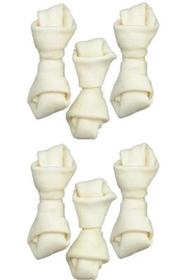 ZOLUX Knotted white bone - kauwstaaf voor hond - 54g