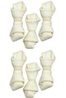 ZOLUX Knotted white bone - kauwstaaf voor hond - 54g - thumbnail