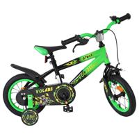 Volare Strike kinderfiets - 12 inch - zwart/groen - thumbnail