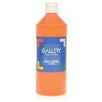 Gallery plakkaatverf, flacon van 500 ml, oranje - thumbnail