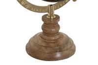 Wereldbol Home ESPRIT Blauw Gouden Natuurlijk Vintage 15 x 15 x 24 cm - thumbnail