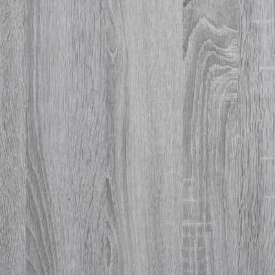 Bureau 140x50x75 cm bewerkt hout grijs sonoma eikenkleurig - thumbnail