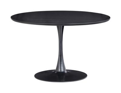 WOOOD Ronde Eettafel 'Sammy' 120cm, kleur Zwart WOOOD Ronde Eettafel 'Sammy' 120cm, kleur Zwart