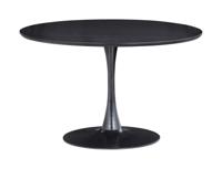 WOOOD Ronde Eettafel 'Sammy' 120cm, kleur Zwart - thumbnail