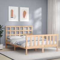 Bedframe zonder matras massief grenenhout 140x200 cm - thumbnail
