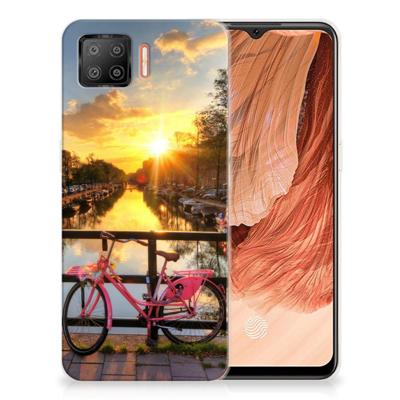OPPO A73 4G | Silliconen Back Cover | Amsterdamse Grachten