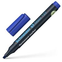 Viltstift schneider maxx 133 schuin 1-4mm blauw | 10 stuks - thumbnail