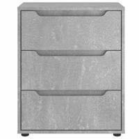 Dressoir 60x40x73 cm spaanplaat betongrijs betongrijs - thumbnail