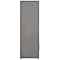 VidaXL Kledingkast 87x49x159 cm stof grijs - thumbnail