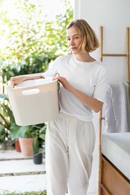 Curver Softex wasmand 45L Krijtwit - thumbnail
