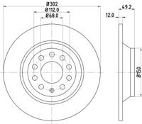 Remschijf 8DD355111181 - thumbnail