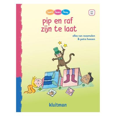 Uitgeverij Kluitman Lees lees lees - pip en raf zijn te laat (avi-m3) Uitgeverij Kluitman Lees lees lees - pip en raf zijn te laat (avi-m3)