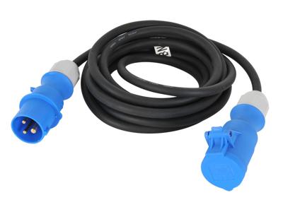 AS Schwabe 61370 Stroom Verlengkabel 16 A Zwart/blauw 5 m H07RN-F 3G 2,5 mm² AS Schwabe 61370 Stroom Verlengkabel 16 A Zwart/blauw 5 m H07RN-F 3G 2,5 mm²