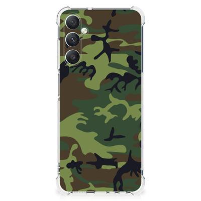 Samsung Galaxy A05s Doorzichtige Silicone Hoesje Army Dark Samsung Galaxy A05s Doorzichtige Silicone Hoesje Army Dark