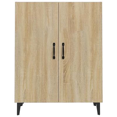 Dressoir 70x34x90 cm bewerkt hout sonoma eikenkleurig Dressoir 70x34x90 cm bewerkt hout sonoma eikenkleurig