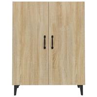Dressoir 70x34x90 cm bewerkt hout sonoma eikenkleurig - thumbnail