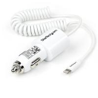.com 2-poorts autolader met Apple 8-polige Lightning™-connector en USB 2.0 poort – hoog vermogen (21 watt / 4,2 amp) - Netspanningsadapter - wagen - 21 Watt - 4.2 A (USB (alleen voeding), Lightning) - wit - voor Apple iPad/iPhone/iPod (Lightning) - thumbnail