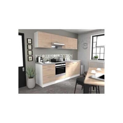 Oslo bovenste kast 1 deur - Decor Chene Jackson - L 60 x D 36 x H 58 cm
