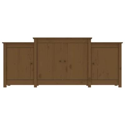 Dressoir 164x37x68 cm massief grenenhout honingbruin