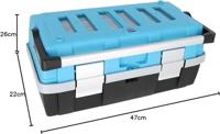 HAZET Kunststof gereedschapskist 190L-2 · L x B x H: 470 mm x 250 mm x 215 mm - thumbnail