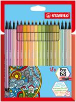 STABILO pen 68 - viltstift - set met 18 stuks - thumbnail