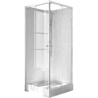 Complete Douchecabine VM Khone I 80x80x207 cm Hoekinstap Mat Wit - thumbnail