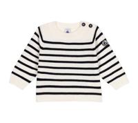 Gebreide trui PETIT BATEAU blauw, gestreept - thumbnail