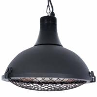 Indus II Helder Hangende halogeenheater Zwart 2100 Watt - thumbnail