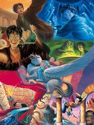 New York Puzzle Company Harry Potter Mashup - 1500 stukjes New York Puzzle Company Harry Potter Mashup - 1500 stukjes