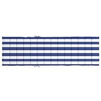 Ligbedkussen gestreept oxford stof blauw en wit - thumbnail