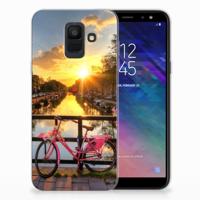 Samsung Galaxy A6 (2018) | Silliconen Back Cover | Amsterdamse Grachten - thumbnail