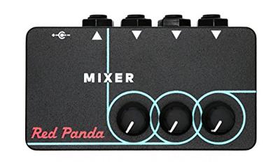 Red Panda Mixer met 3 ingangen ontworpen voor pedalboards