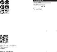 Bosch Accessories 2608901676 Schuurpapier voor multischuurmachine Korrelgrootte (num) 40 (l x b) 102 mm x 93 mm 10 stuk(s) - thumbnail