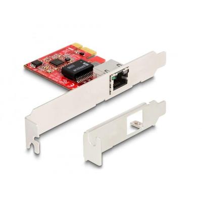 DeLOCK PCI Express x1 card naar 1 x RJ45 2,5 Gigabit LAN i225 NBASE-T - Low Profile netwerkadapter DeLOCK PCI Express x1 card naar 1 x RJ45 2,5 Gigabit LAN i225 NBASE-T - Low Profile netwerkadapter