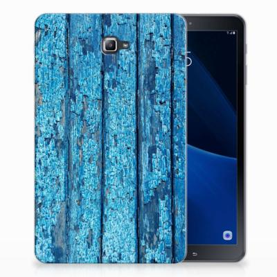 Samsung Galaxy Tab A 10.1 Silicone Tablet Hoes Wood Blue Samsung Galaxy Tab A 10.1 Silicone Tablet Hoes Wood Blue