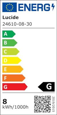 Lucide ALDWIN - Bureaulamp - LED Dimb. - CCT - 1x8W 2800K/6500K - Zwart