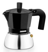 Italiaanse Koffiepot BRA INOX BLACK 3T Zwart - thumbnail