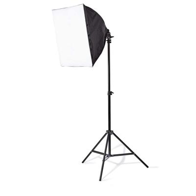 Nedis Lampenset voor Fotostudio | 70 W | 5500 K | 4000 lm | Werk hoogte: 60-180 cm | Inclusief lampen: 2 | Inclusief reistas | Zwart - SLKT10BK Nedis Lampenset voor Fotostudio | 70 W | 5500 K | 4000 lm | Werk hoogte: 60-180 cm | Inclusief lampen: 2 | Inclusief reistas | Zwart - SLKT10BK