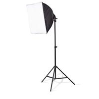 Nedis Lampenset voor Fotostudio | 70 W | 5500 K | 4000 lm | Werk hoogte: 60-180 cm | Inclusief lampen: 2 | Inclusief reistas | Zwart - SLKT10BK - thumbnail