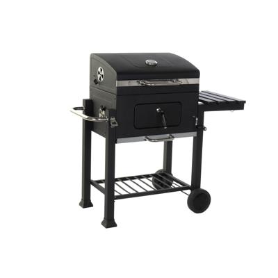 Houtskoolbarbecue met Deksel en Wielen DKD Home Decor Zwart Metaal Staal 140 x 60 x 108 cm (140 x 60 x 108 cm) Houtskoolbarbecue met Deksel en Wielen DKD Home Decor Zwart Metaal Staal 140 x 60 x 108 cm (140 x 60 x 108 cm)