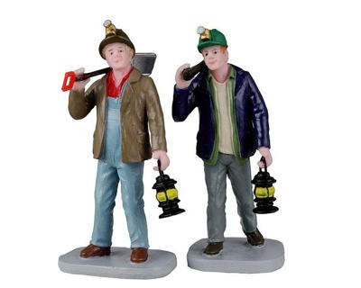 Miners Set Of 2 Kerst LEMAX - Lemax Miners Set Of 2 Kerst LEMAX - Lemax